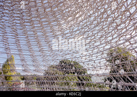 La ruche, l'expérience sensorielle à Kew Royal Botanical Gardens, Londres, conçu par Wolfgang buttress propice, uk pavilion at Expo Milan 2015. Banque D'Images