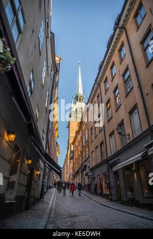 L'Église allemande, St Domingo Hurtado, Stockholm, Suède Banque D'Images