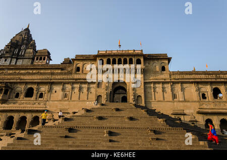 Fort ahilya à maheshwar, Madhya Pradesh, Inde Banque D'Images