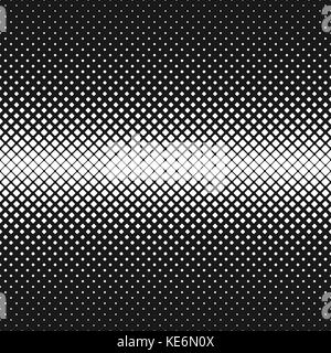 Abstraite noir et blanc carré arrondi motif de fond - vector illustration avec des carrés en diagonale Illustration de Vecteur
