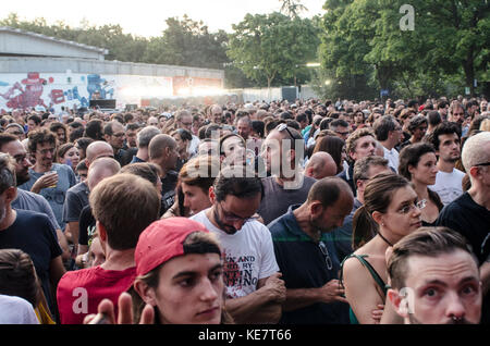 Turin, Italie - 25 août 2017 : PJ Harvey effectue live au festival d'aujourd'hui le 25 août 2017 à Turin, Italie Banque D'Images