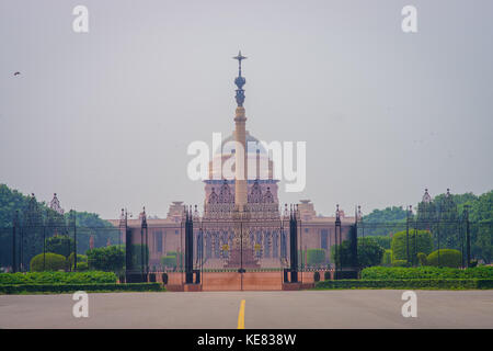 Jaipur, Inde - le 26 septembre 2017 gouvernement : construction de Rashtrapati Bhavan est la résidence officielle du président de l'Inde Banque D'Images