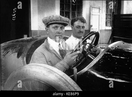 Jack Balances à l'Grand Prix de France 1914 (4) Banque D'Images