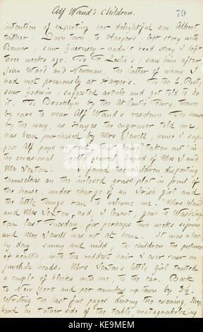 Cette entrée tirée des journaux intimes de Thomas Butler Gunn, datée du 9 décembre 1861, donne un aperçu des pensées et des expériences d'un individu au cours d'un moment charnière de l'histoire américaine, réfléchissant sur la guerre de Sécession et ses impacts. Banque D'Images