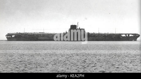 Porte-avions japonais Shinano Banque D'Images