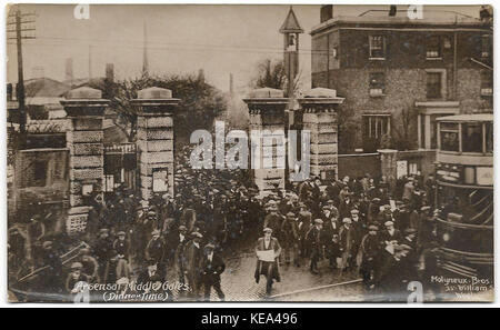 Woolwich Arsenal Royal, milieu, portes, c 1900 Banque D'Images