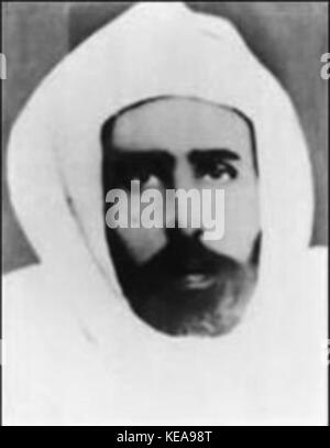 Muhammad Al Mahdi Ben Sayyid Muhammad comme Senussi Banque D'Images