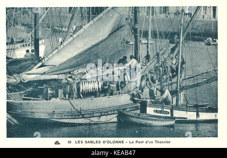 Les Sables d'Olonne FR 85 thonnier 1 Banque D'Images