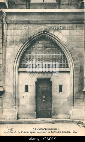 Paris FR 75 La Conciergerie CPA 07 Banque D'Images