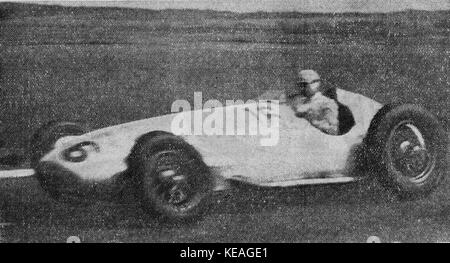 Rudolf Caracciola au Grand Prix de l'ACF 1939, au mois de juillet Banque D'Images