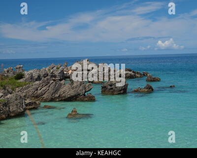 Achilles Bay Beach, St George, Bermudes Banque D'Images