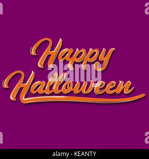 Happy Halloween graffiti typographie. vector illustration. Illustration de Vecteur