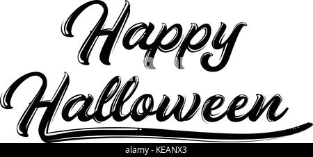 Happy Halloween graffiti typographie. vector illustration. Illustration de Vecteur