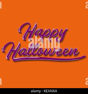 Happy Halloween graffiti typographie. vector illustration. Illustration de Vecteur