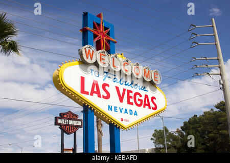 Bienvenue à Las Vegas Banque D'Images