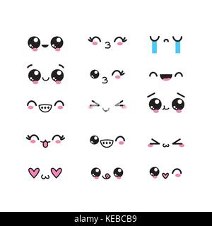 D finir le caract re visages kawaii avec expression design Image