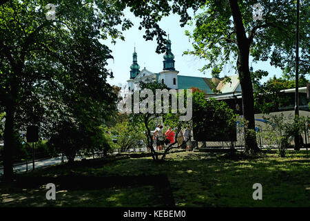 Eglise Saint-Bernards, Cracovie, Pologne Banque D'Images