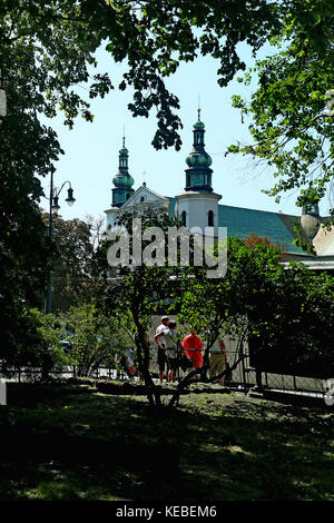 Eglise Saint-Bernards, Cracovie, Pologne Banque D'Images