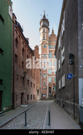 Avis de musée archéologique à Gdansk Banque D'Images