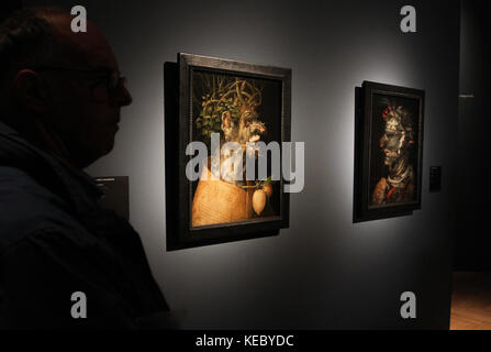 Rome, Italie. 19 oct, 2017. Rome, présentation de l'exposition sur "arcimboldo" Photo : agence photo Crédit : indépendante/Alamy live news Banque D'Images