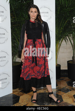 New York, NY, États-Unis. 19 octobre 2017. Bridget Moynahan assiste à la Vanity Fair 2017 et à la Saks Fifth Avenue International Best Wanged List au Academy Mansion le 19 octobre 2017 à New York City. Crédit : John Palmer/Media Punch/Alay Live News Banque D'Images