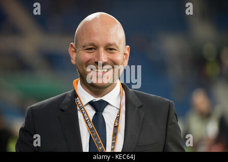 Köln, Deutschland. 19 oct, 2017. Berlin, ger - 19 octobre, rhein-neckar-arena . alexander Rosen d'hoffenheim lors de la le jeu entre tsg hoffenheim et istanbul basaksehir fk à la 3 ème journée. dans le groupe c de la ligue europe. ( Crédit : ulrich roth/Alamy live news Banque D'Images