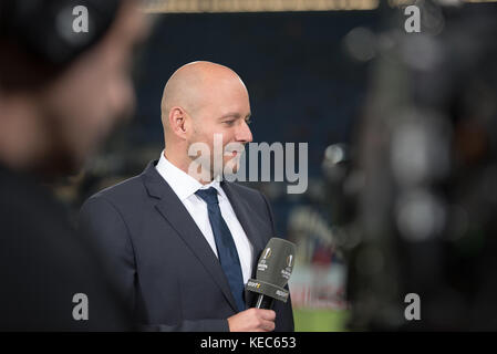 Sinsheim, Deutschland. 19 octobre 2017. Sinsheim, GER - 19 octobre, Rhein-Neckar-Arena . Alexander Rosen de Hoffenheim lors du match entre TSG Hoffenheim et Istanbul Basaksehir FK au 3. Journée de match dans le Groupe C de la Ligue Europe. ( Credit : Ulrich Roth/Alamy Live News Banque D'Images