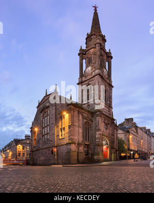 Edinburgh, Royaume-Uni - 12 septembre 2017 : Tron Kirk le matin, Edinburgh, Ecosse. Le tron kirk est un ancien principal de l'église paroissiale de ed Banque D'Images