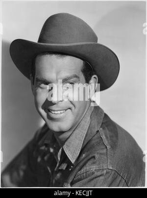 Fred macmurray, portrait publicitaire pour le film, 'Smoky', 20e siècle-Fox, 1946 Banque D'Images