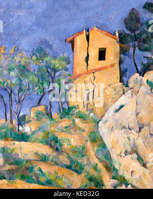 La Maison aux murs fissurés, Paul Cezanne, 1892-1894, Metropolitan Museum of Art, Manhattan, New York City, Etats-Unis, Amérique du Nord Banque D'Images