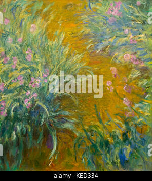 The Path through the Irises, Claude Monet, 1914-1917, Metropolitan Museum of Art, Manhattan, New York City, États-Unis, Amérique du Nord Banque D'Images