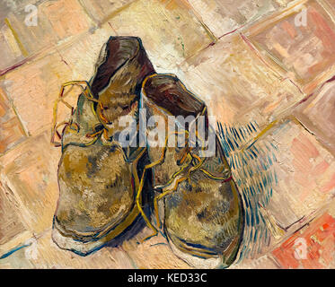 Chaussures, Vincent Van Gogh, 1888, Metropolitan Museum Of Art, Manhattan, New York City, États-Unis, Amérique Du Nord Banque D'Images