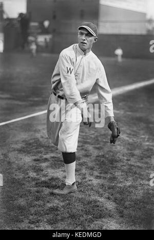 Joe Engel, joueur de la Ligue majeure de baseball, sénateurs de Washington, Harris & Ewing, 1913 Banque D'Images