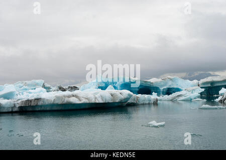 Paysage paisible de l'iceberg en Islande Banque D'Images