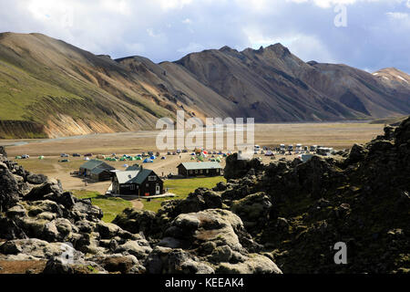 Landmannalaugar, l'Islande, de l'Europe Banque D'Images