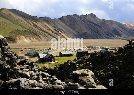 Landmannalaugar, l'Islande, de l'Europe Banque D'Images