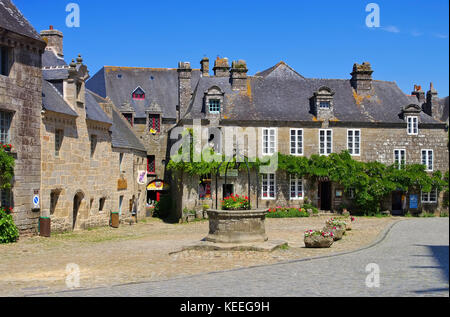 Village médiéval de locronan, Bretagne en France Banque D'Images