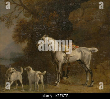 George Stubbs pour études ou après la 3e duc de Richmond à l'Charleton Hunt Banque D'Images