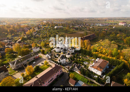 Vue aérienne de la maison de la foi, l'espérance et la charité et leur mère à Sophia, la Russie, l'automne bagrationovsk temps Banque D'Images