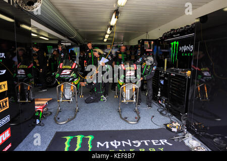 Melbourne, Australie. 21 octobre 2017. Monster garage lors du Michelin Australian Motorcycle Grand Prix 2017 au Michelin Australian Motorcycle Grand Prix 2017, Australie le 21 octobre 2017. Crédit : Dave Hewison Sports/Alamy Live News Banque D'Images