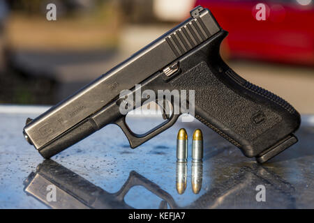 Pistolet glock 17 9x19 para Banque D'Images