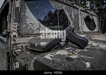 Pistolet glock 17 9x19 para Banque D'Images