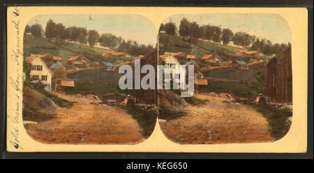 Dans le Gold Miner's Glen, Plymouth, Vt, par âge, F. B. Franklin (Benjamin), 1824-1874 Banque D'Images