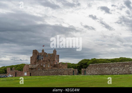 Vue sur Château de Mey Banque D'Images