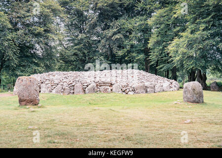 Clava Cairns près de Culloden, Inverness, Écosse, Royaume-Uni. Banque D'Images