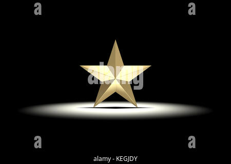 Gold Star en vedette Banque D'Images