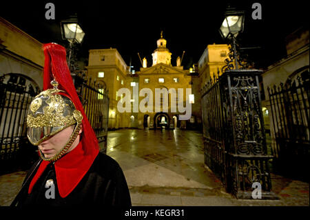 Le Soldat de garde à Horse Guards Banque D'Images