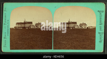 Tête de sanglier, de l'hôtel Hampton Beach, N.H, par Davis Bros. Banque D'Images