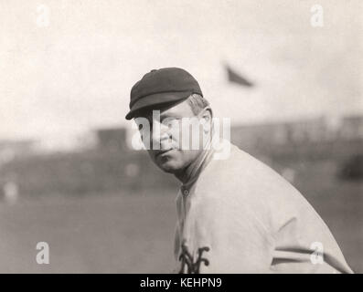 John McGraw, directeur de la Major League Baseball New York Giants, portrait de Paul Thompson, 1910 Banque D'Images