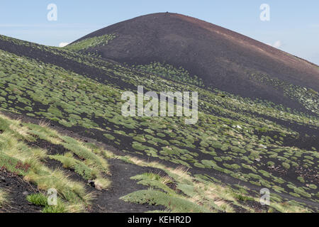 Randonnées près de rifugio citelli, l'etna Banque D'Images